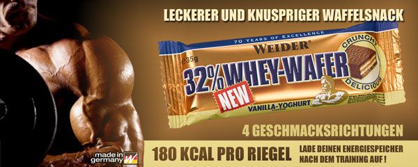 32% whey wafer