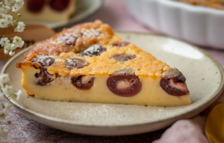 Fitness recept: clafoutis – francia cseresznyés  pite