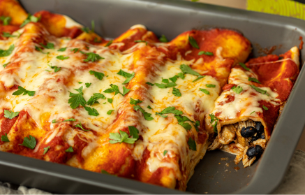 Fitness recept: Csirkés enchilada