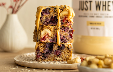 Fitness recept: Áfonyás zabszelet