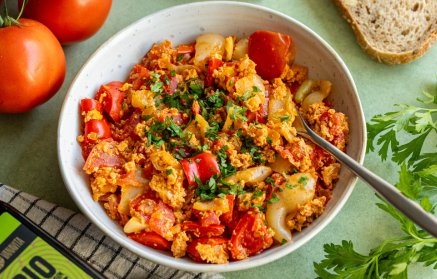Fitness recept: Zöldséges tojásos lecsó