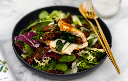 Fitness recept: Spenóttal töltött csirkemell