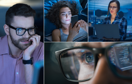 Hogyan védjük a szemünket a digitális kijelzőktől?