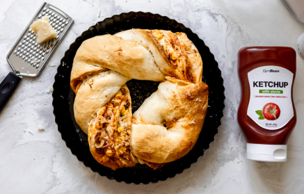 Fitness recept: Pizzakoszorú