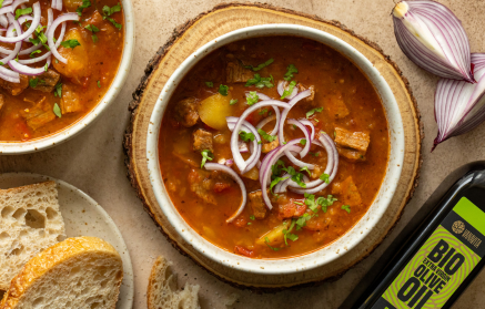 Fitness recept: Marhagulyás