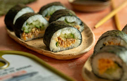 Fitness recept: Tonhalas lazacos maki sushi