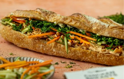 Fitness recept: bánh mì bagett csirkével