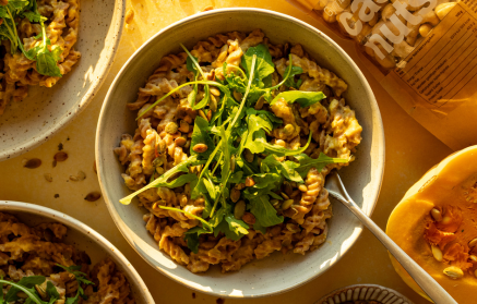 Fitness recept: Tészta vegán sütőtökös szósszal