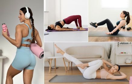 Pilates kezdőknek: 13 gyakorlat a törzsizmok erősítésére és a hátfájás enyhítésére