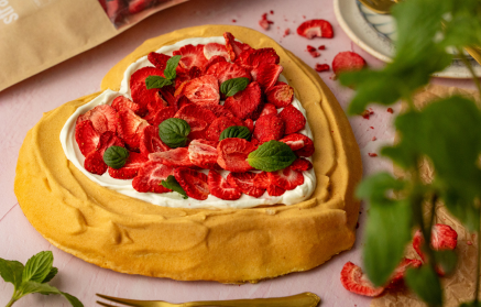 Fitness recept: Cukormentes Epres Pavlova