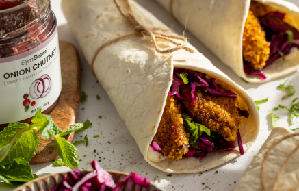 Fitness recept: Ropogós csirkemellcsíkok tortillában