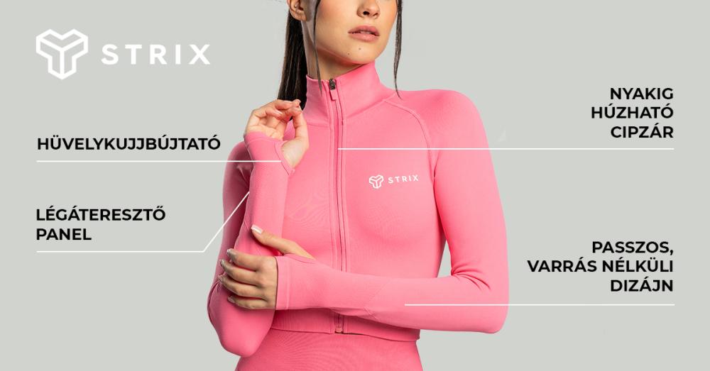 Női varrás nélküli Cropped Top Moss - STRIX