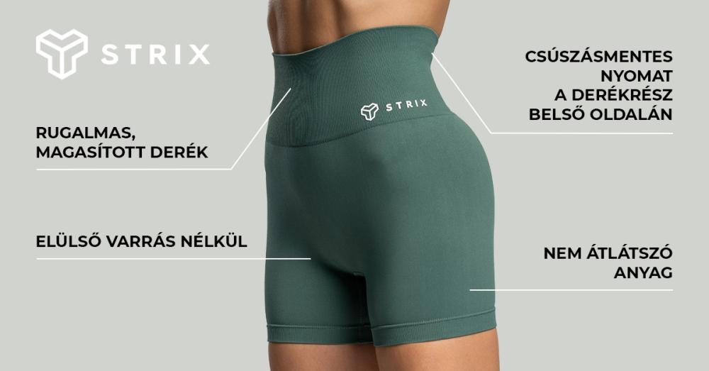 Női varrás nélküli rövidnadrág Moss - STRIX