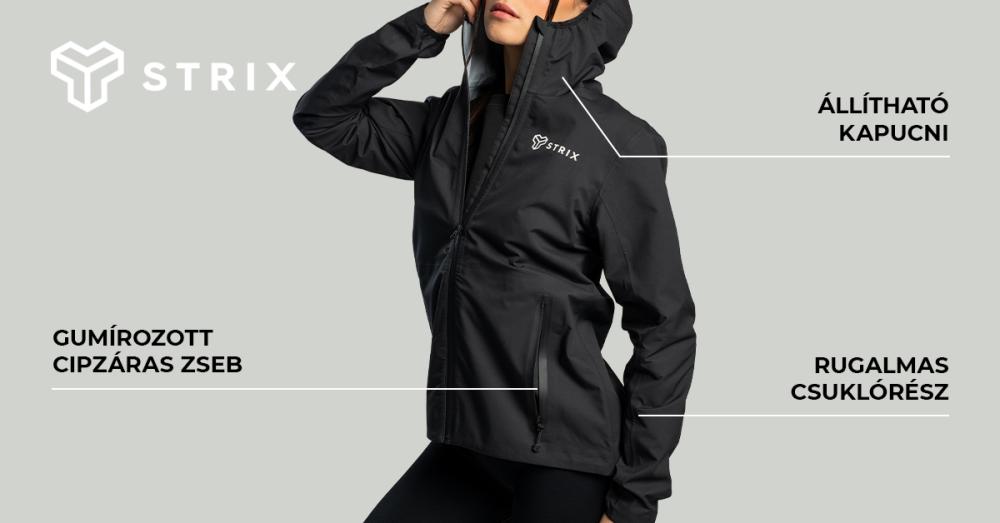 Női Vertex Jacket Black - STRIX