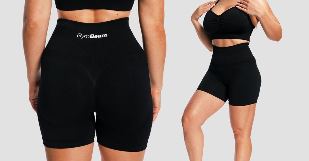 Women's Sculpt Seamless Shorts Black - GymBeam