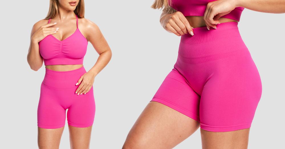 Women's Sculpt Rose Seamless Shorts - GymBeam
