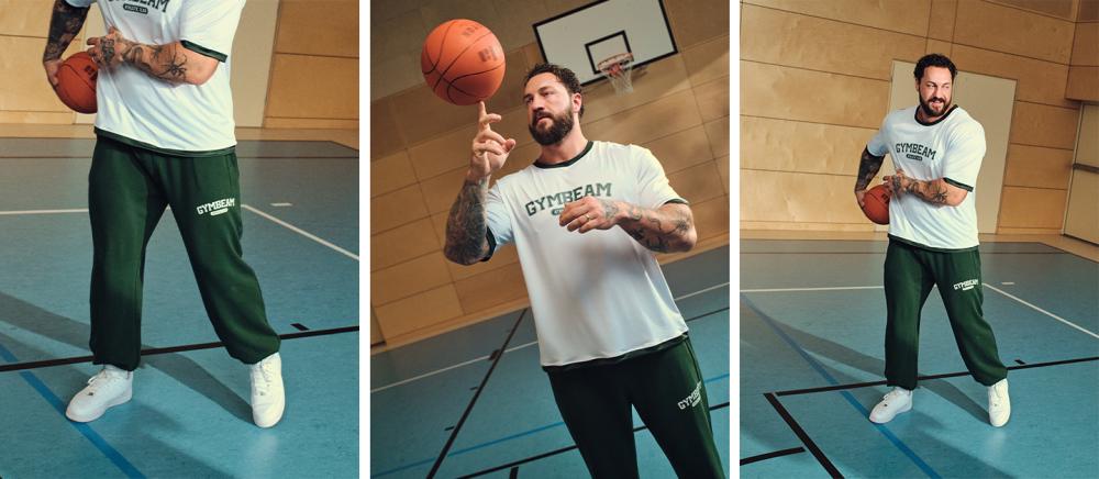 Varsity Sweatpants Green - GymBeam