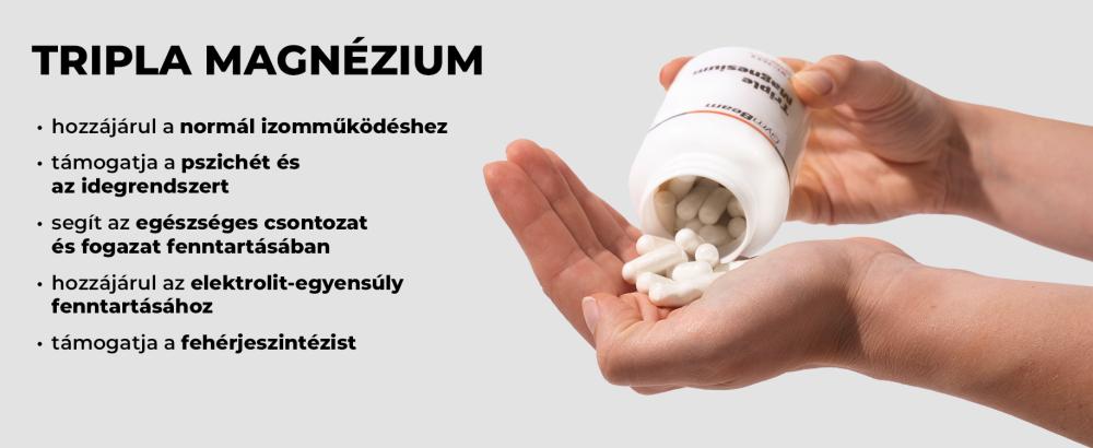 Hatásai és előnyei a Tripla Magnézium - GymBeam terméknek