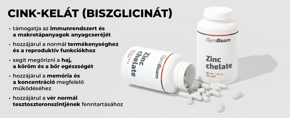 Effects of Zinc Chelate (Bisglycinate) - GymBeam