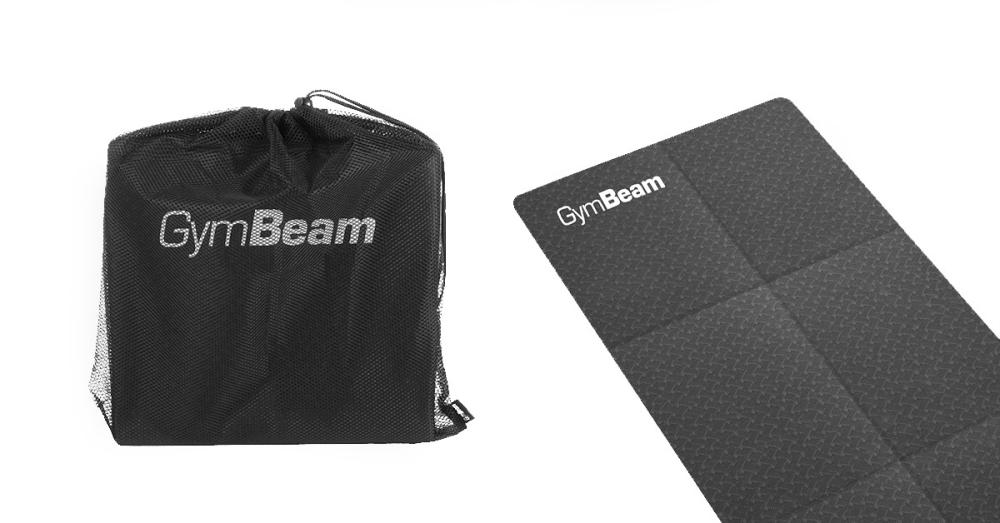 Összehajtható jógaszőnyeg Fekete - GymBeam