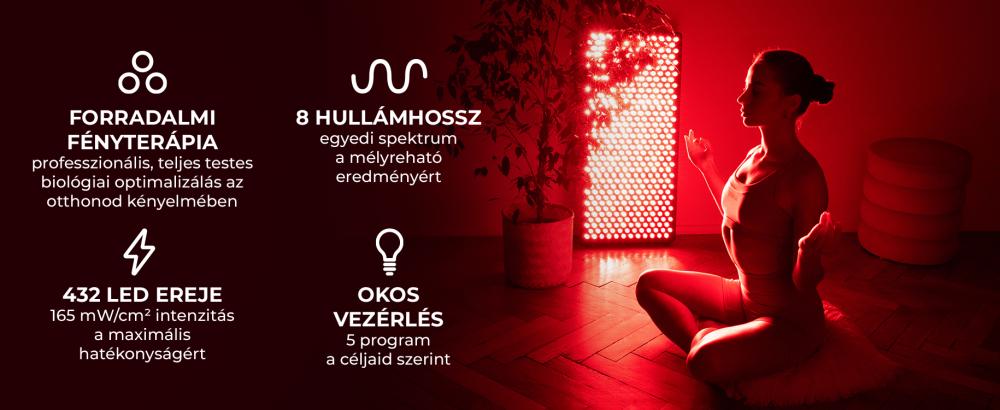 Benefits and features of Red Light Therapy Panel Max - GymBeam