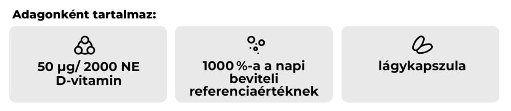 D3-vitamin 2000 IU - GymBeam