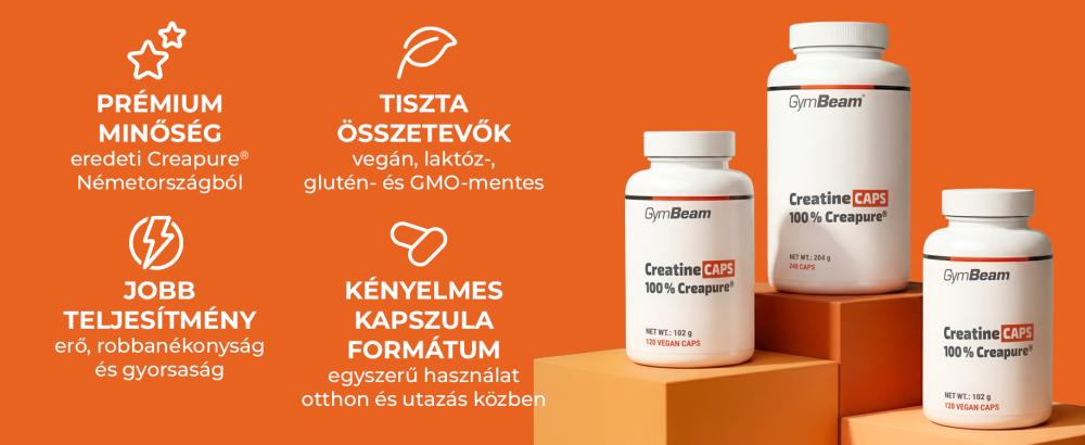Benefits and features of Creatine (100% Creapure®) - GymBeam