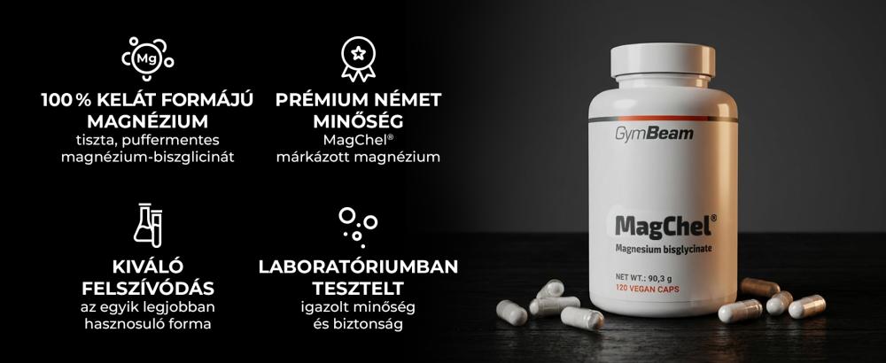 Magnézium-biszglicinát (MagChel®) - GymBeam