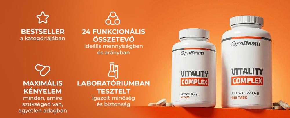 Benefits and features of Vitality Complex - GymBeam