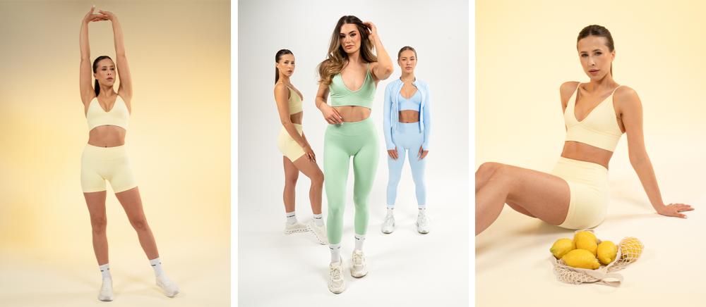 Women‘s Luma Shorts Butter Yellow - GymBeam