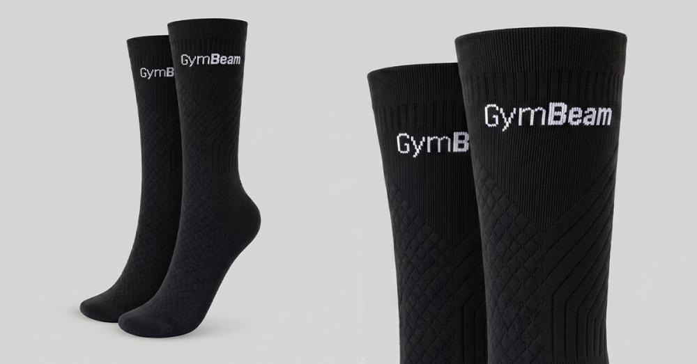 Futballi zokni Fekete - GymBeam
