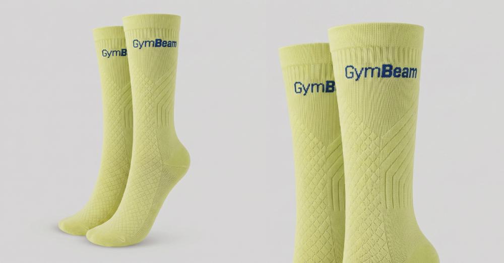 Futballi zokni Lime Green - GymBeam