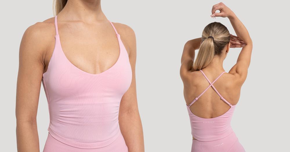 Women‘s Luma Tank Top Baby Pink - GymBeam