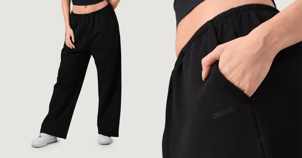 Női NEO joggingnadrág fekete - GymBeam