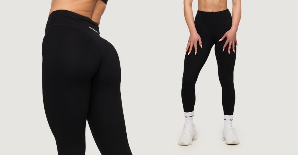 Női Fierce leggings fekete - GymBeam