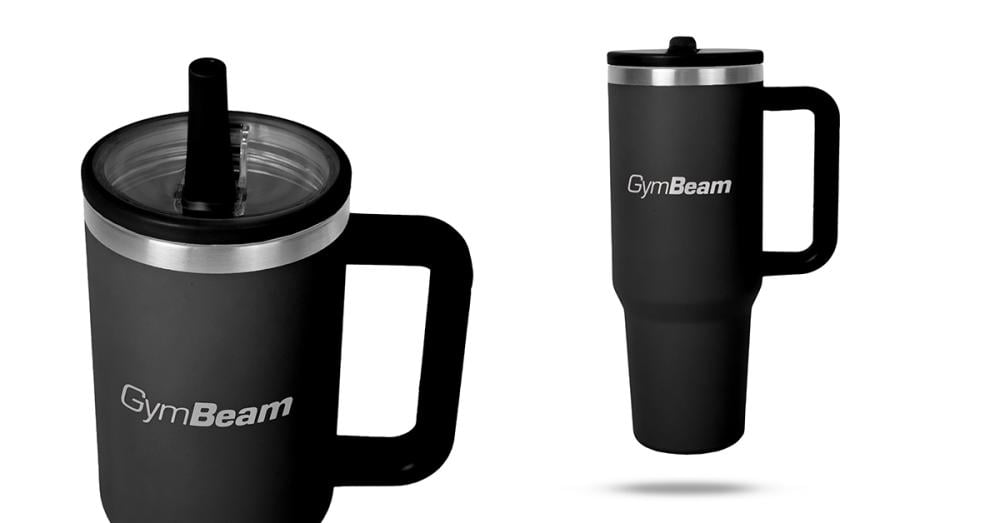 Thermo Tumbler 1.2 l Black - GymBeam