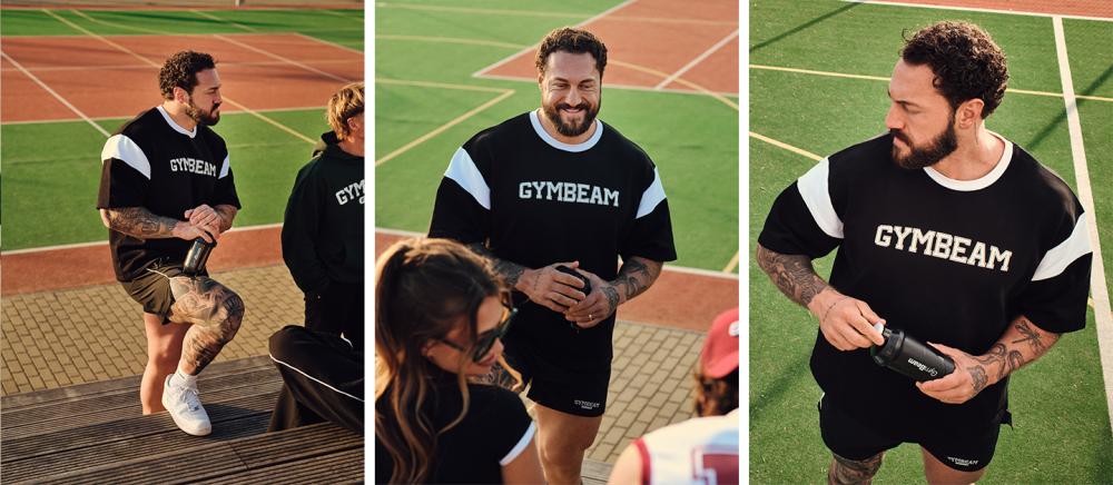 Varsity Shorts Black - GymBeam