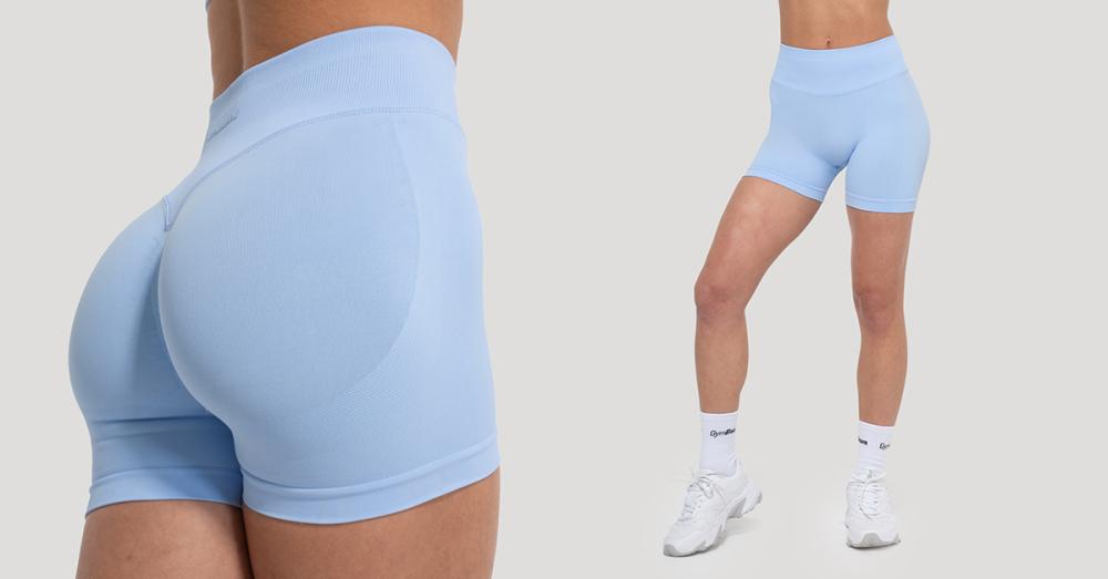 Women‘s Luma Shorts Baby Blue - GymBeam