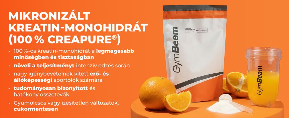 Description of Micronized Creatine Monohydrate (Creapure®) - GymBeam