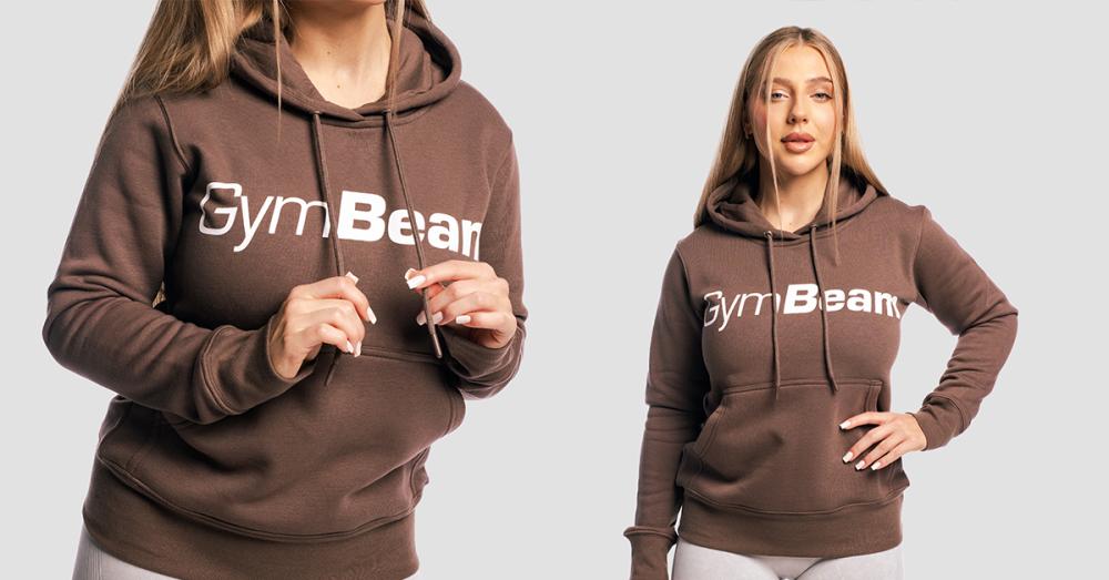 Women's Hoodie Athlete Cocoa - GymBeam