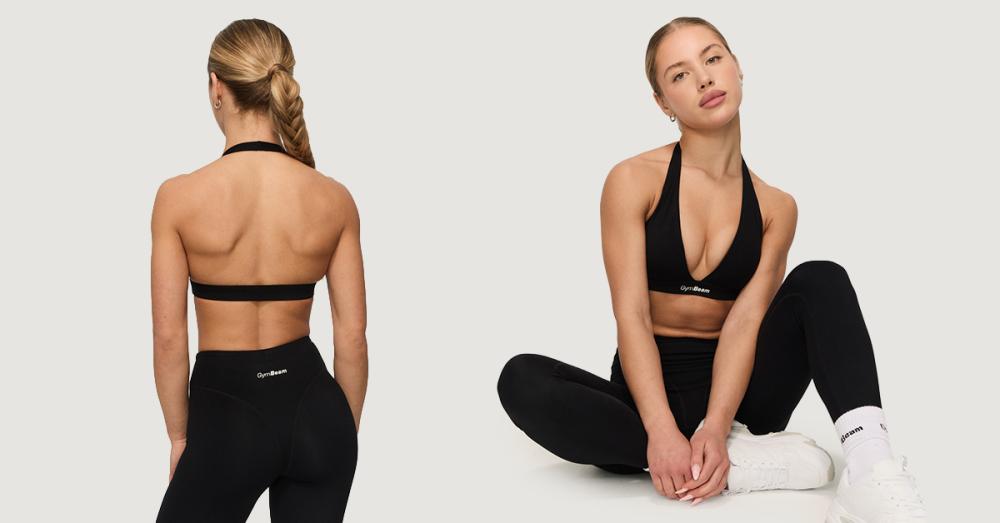 Fierce Halter sportmelltartó fekete - GymBeam