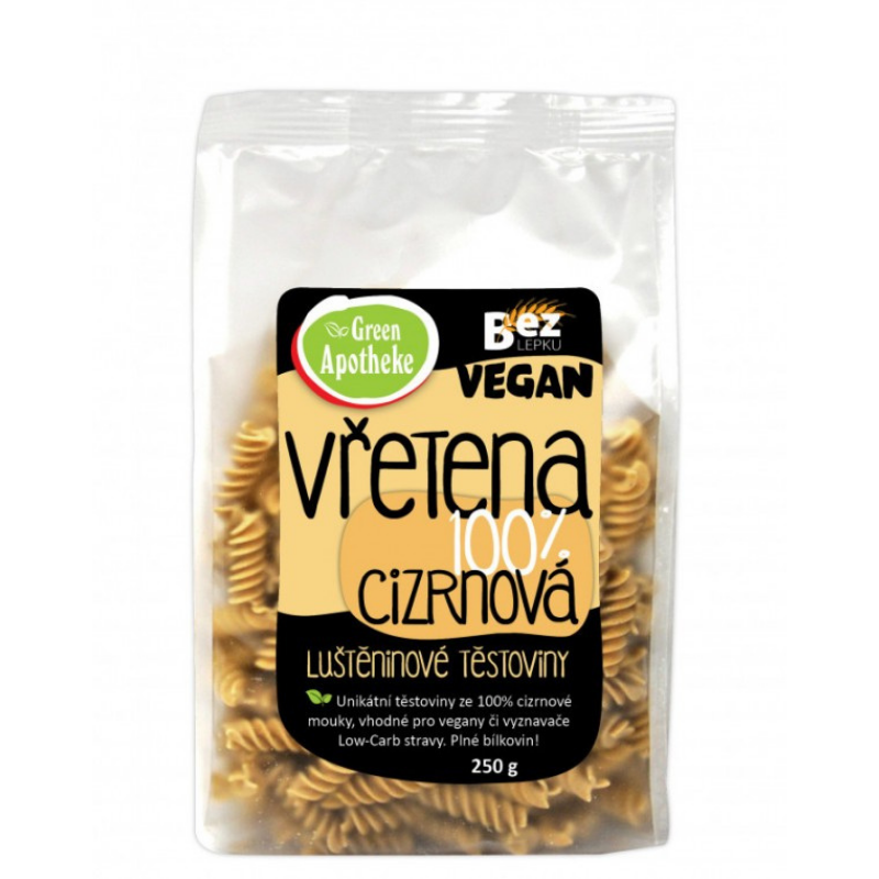 100% Csicseriborsó fusilli - Green Apotheke