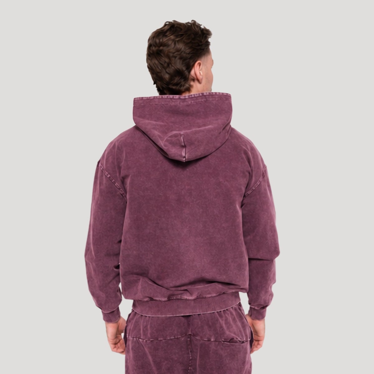Abyss kapucnis pulóver Raisin – GymBeam