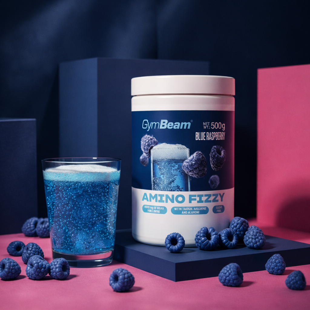 Amino Fizzy - GymBeam 500 g - kékmálna