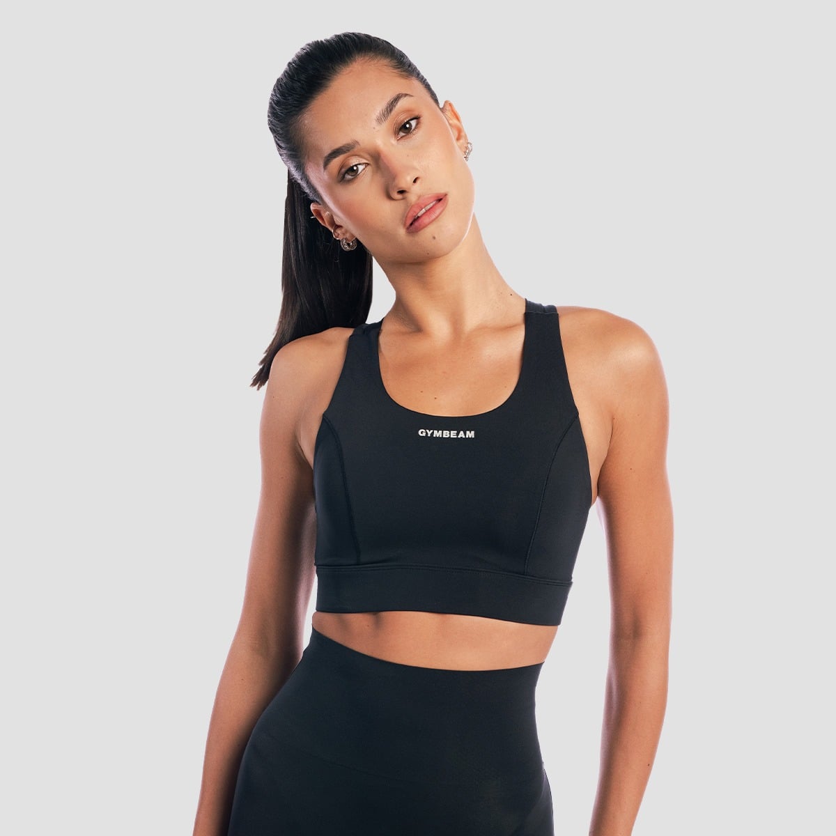 Aura sportmelltartó Black - GymBeam
