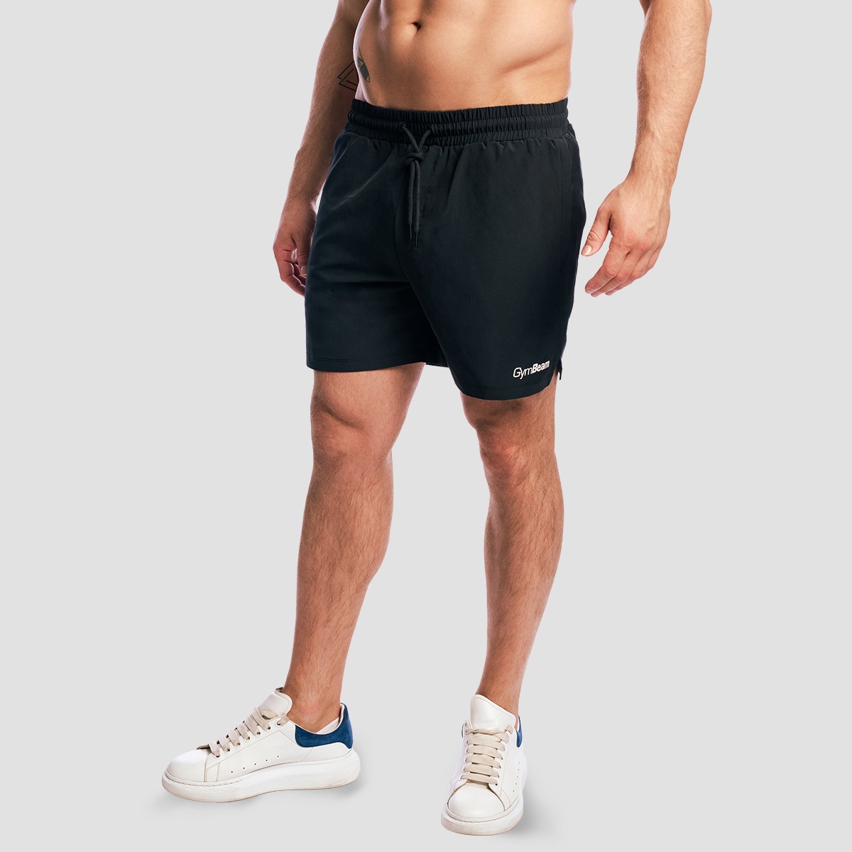 GymBeam Base Shorts Black - Méret: S | Szín: Fekete | Tömeg: 0,155 g | Csomag: 97 · záber 6