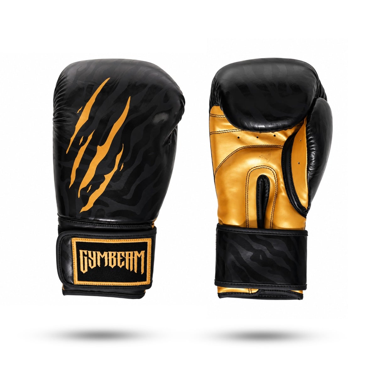 Boxing Gloves Grind Black/Gold - GymBeam