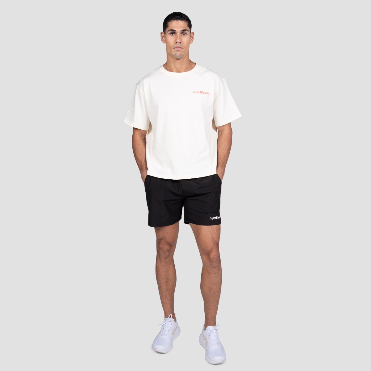 GymBeam Budapest T-shirt Cream - Méret: L | Szín: Krém | Tömeg: 0,2346 g | Csomag: 37 · záber 6