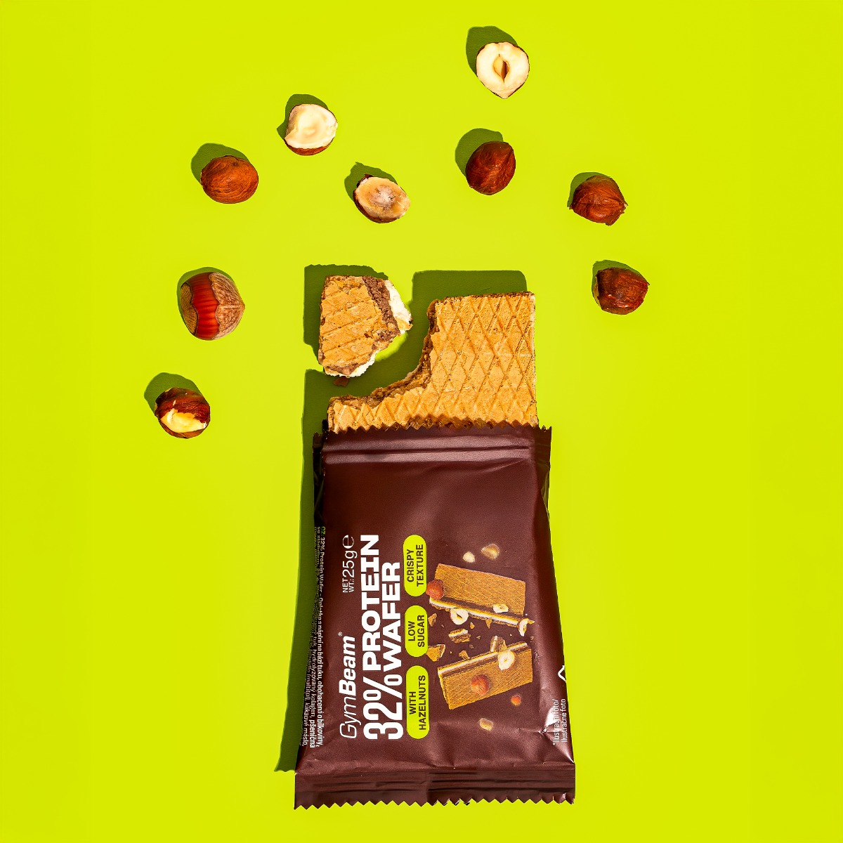 GymBeam 32% Protein Wafer - Tömeg: 0,4 g · záber 6