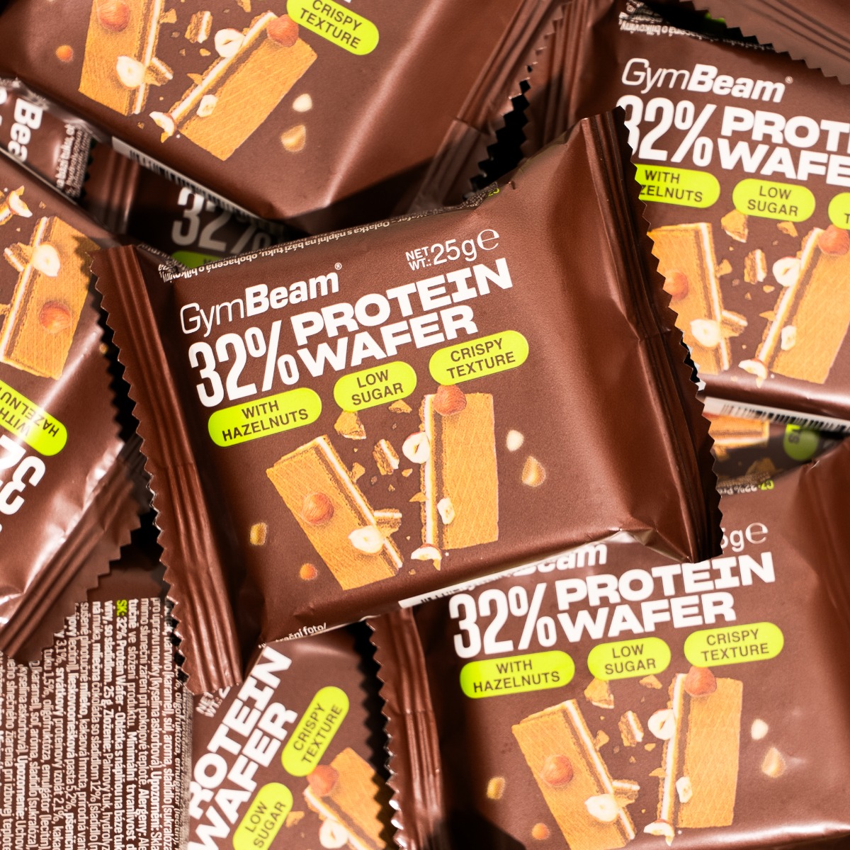 GymBeam 32% Protein Wafer - Tömeg: 0,025 g · záber 7